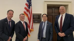 Brian Foy & Dave Ferchau with Congressman Kim
