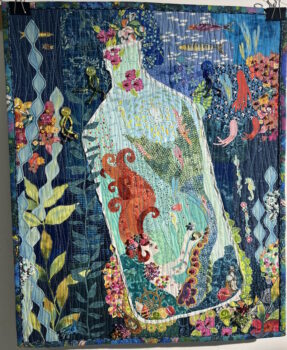 “Mermaid” quilt by Lisa Fields 
