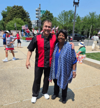 Glenn Gardner & Erin Gantt at DC parade