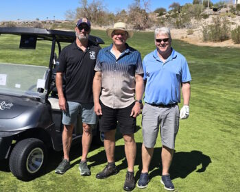 Steve Dear ’85, Chuck Klehr ’85, and Matt McGovern ’86