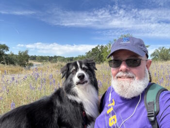 Rick Boudiette with Leo